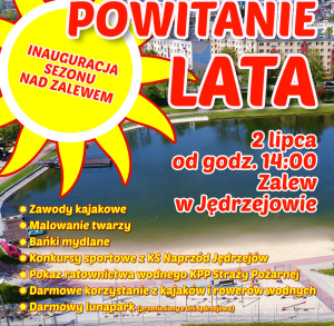 Powitanie lata nad zalewem w Jędrzejowie