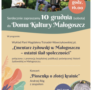 Promocja publikacji poświęconej historii żydowskiej w Małogoszczu