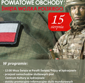 Powiatowe Obchody Święta Wojska Polskiego w Jędrzejowie