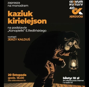 Monogram "Kaziuk Kirielejson" w jędrzejowskim Centrum Kultury