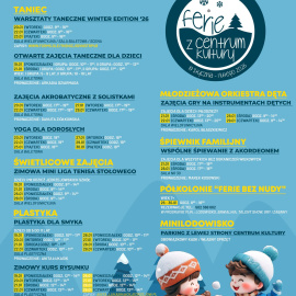 Ferie w Centrum Kultury w Jędrzejowie