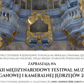 XXXII Międzynarodowy Festiwal Muzyki Organowej i Kameralnej w Jędrzejowie Już w lipcu rusza XXXII