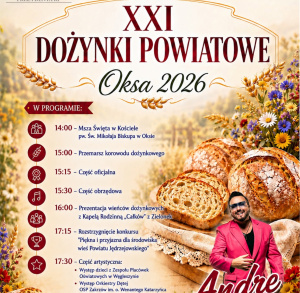Dożynki Powiatowe 2026 - Oksa