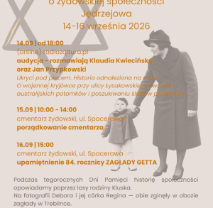 Dni Pamięci o żydowskiej społeczności Jędrzejowa